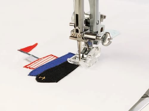 Прозрачная лапка для аппликации для машин с горизонтальным челноком undefined