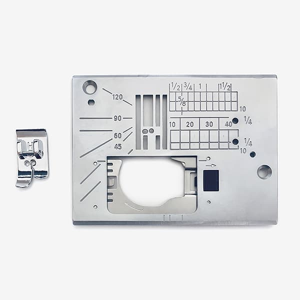 Игольная пластина и лапка для прямой строчки для Janome 3160, 11000, Family 6300, Janome 740DC*, 780DC* undefined