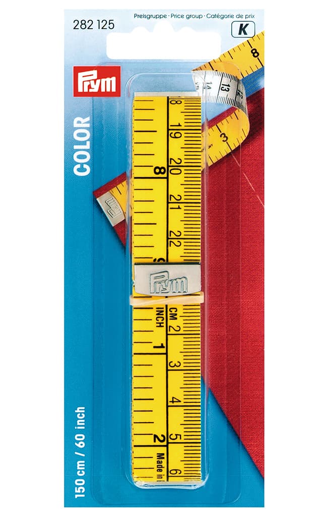 Лента измерительная "Color Analog" с сантиметровой и дюймовой шкалой 1.5м