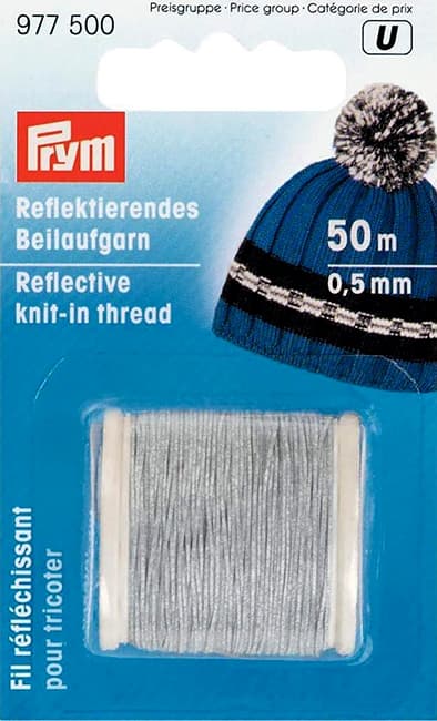 Светоотражающая нить для вязания 0,5мм х 50м undefined