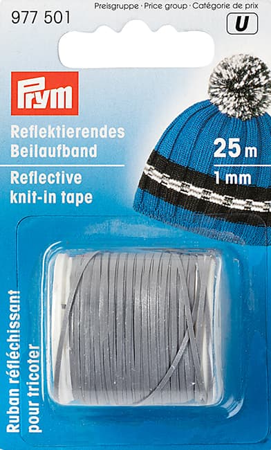 Светоотражающая лента для вязания 1мм х 25м undefined